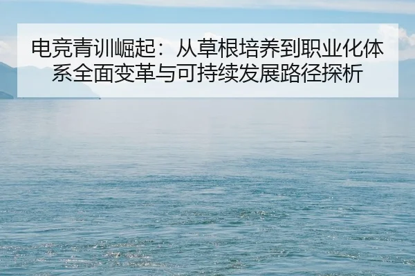 电竞青训崛起：从草根培养到职业化体系全面变革与可持续发展路径探析（leyu）
